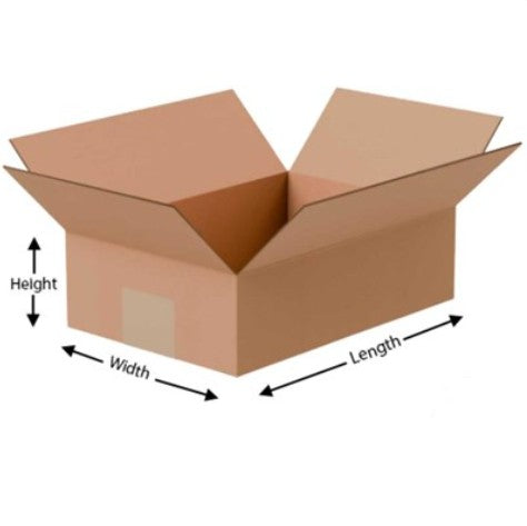 Corrugated Shipping Boxes 14X10-1/2 X4 (25 Pack)
