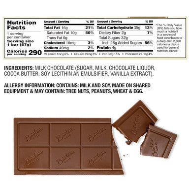 Million Dollar Milk Chocolate 12 Bars (2 oz)