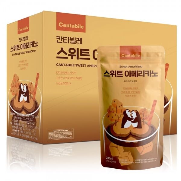 Cantabile Korean Convenience Store Pouch Drink Box of 10 Strawberry