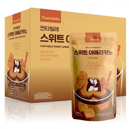 Cantabile Korean Convenience Store Pouch Drink Box of 10 Strawberry