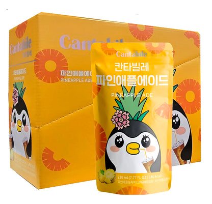 Cantabile Korean Convenience Store Pouch Drink Box of 10 Pineapple