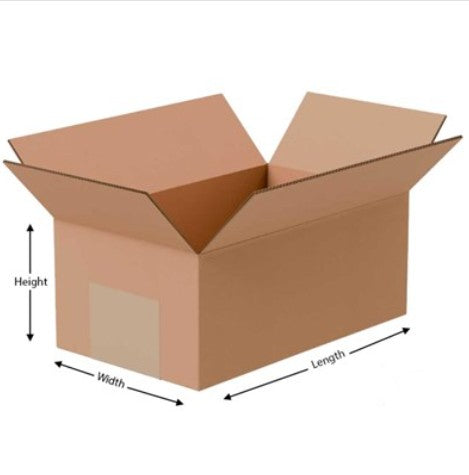 Corrugated Shipping Boxes 10x6x4 (25 Pack)