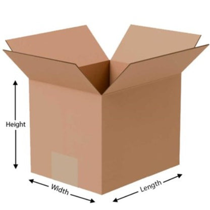 Corrugated Shipping Boxes 10x8x8 (25 Pack)