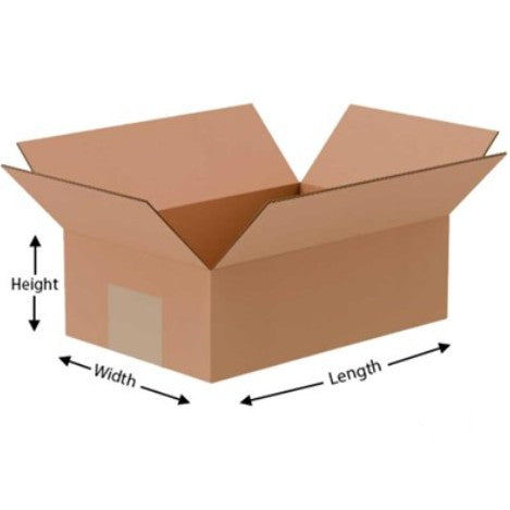 Corrugated Shipping Boxes 12x10x6 (25 Pack)
