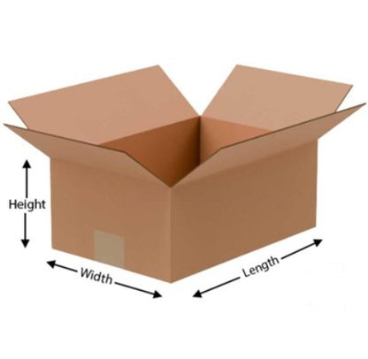 Corrugated Shipping Boxes 17 1/4×11 1/4 7 (10 Pack)