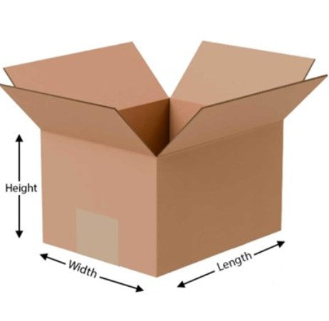Corrugated Shipping Boxes 10x8x6 (25 Pack)