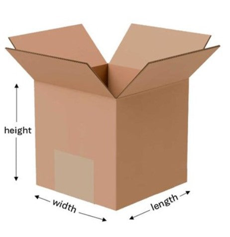 Corrugated Shipping Boxes 6x6x6 (25 Pack)