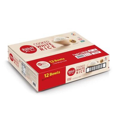 CJ Hetbahn Cooked White Rice 12 Bowls (Pickup Only)