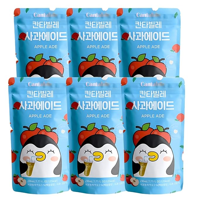 Cantabile Korean Convenience Store Pouch 6 Pack of Apple