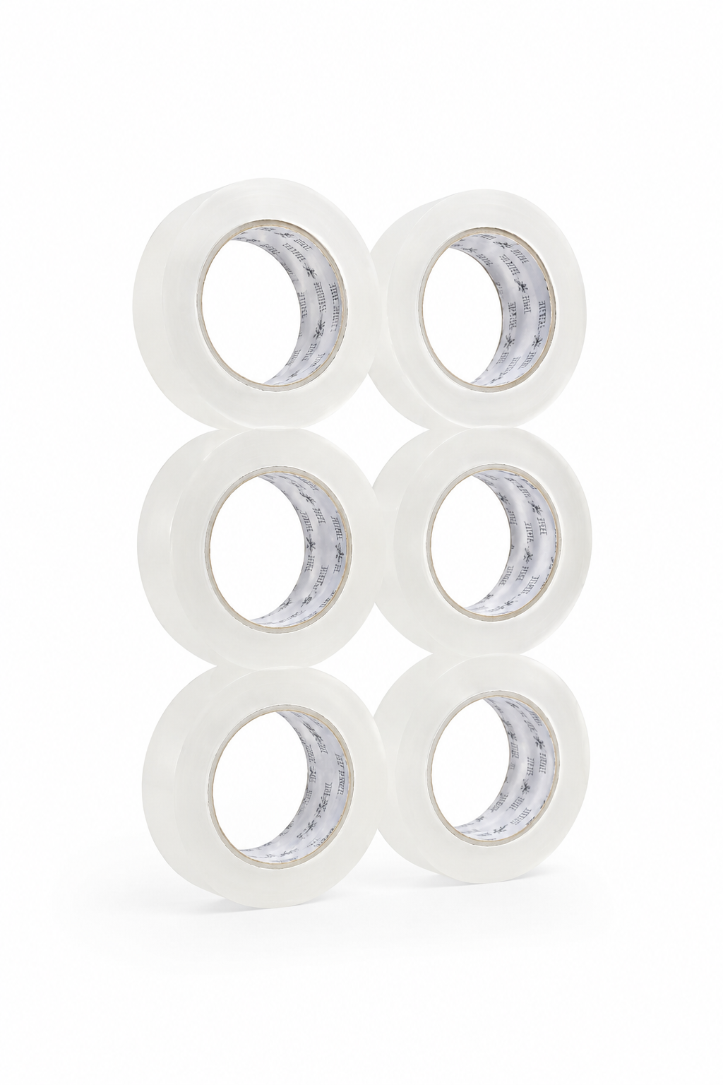 Clear Carton Sealing Tape 2" x 110 yd 6 Rolls