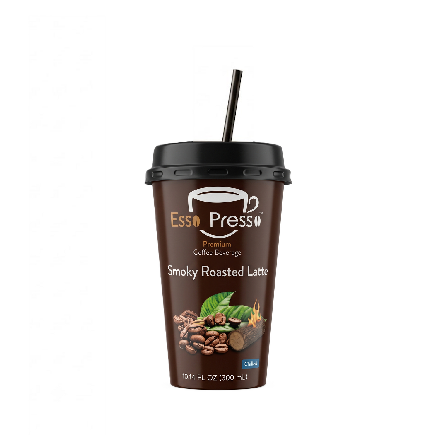 Esso Presso Smoky Roasted Latte 10.14 oz (Case of 10) - Pickup Only