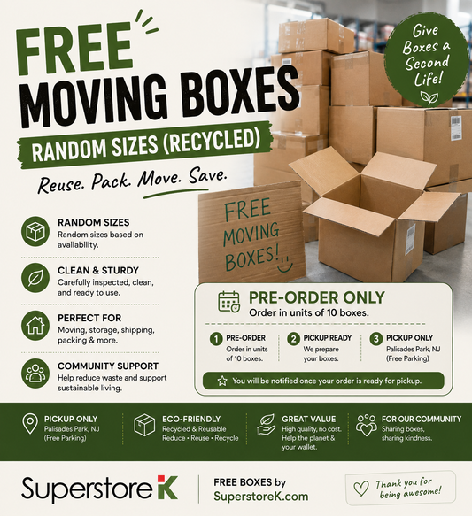 FREE Moving Boxes – Random Sizes (Recycled) | 무료 이사박스 Pickup only