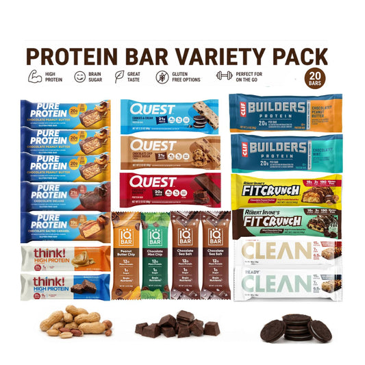 Ultimate Protein Bar Variety Pack (20 Bars)
