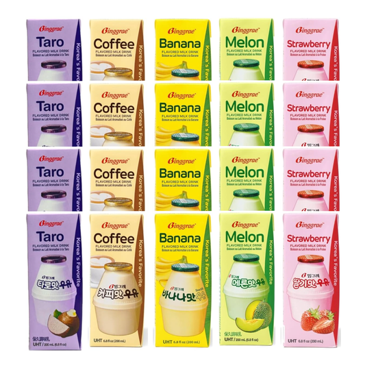 Binggrae Milk 20-Pack Variety (5 Flavors)