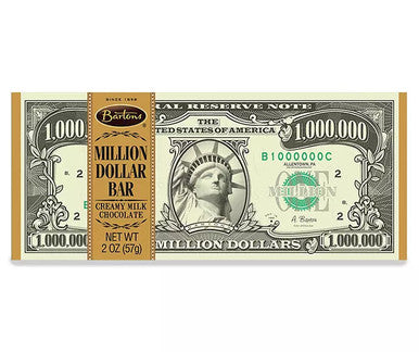 Million Dollar Milk Chocolate 12 Bars (2 oz)