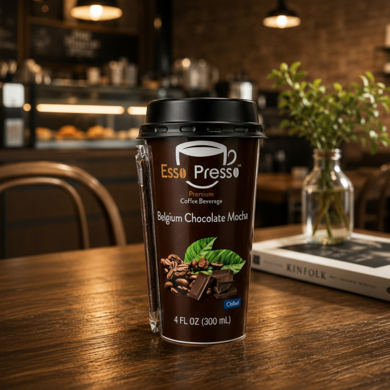 Esso Presso Belgium Cholate Mocha 10.14 oz (Case of 10) - Pickup Only