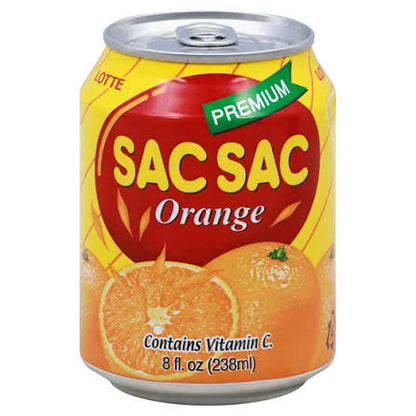 Sac Sac Orange Juice Box of 12 Cans