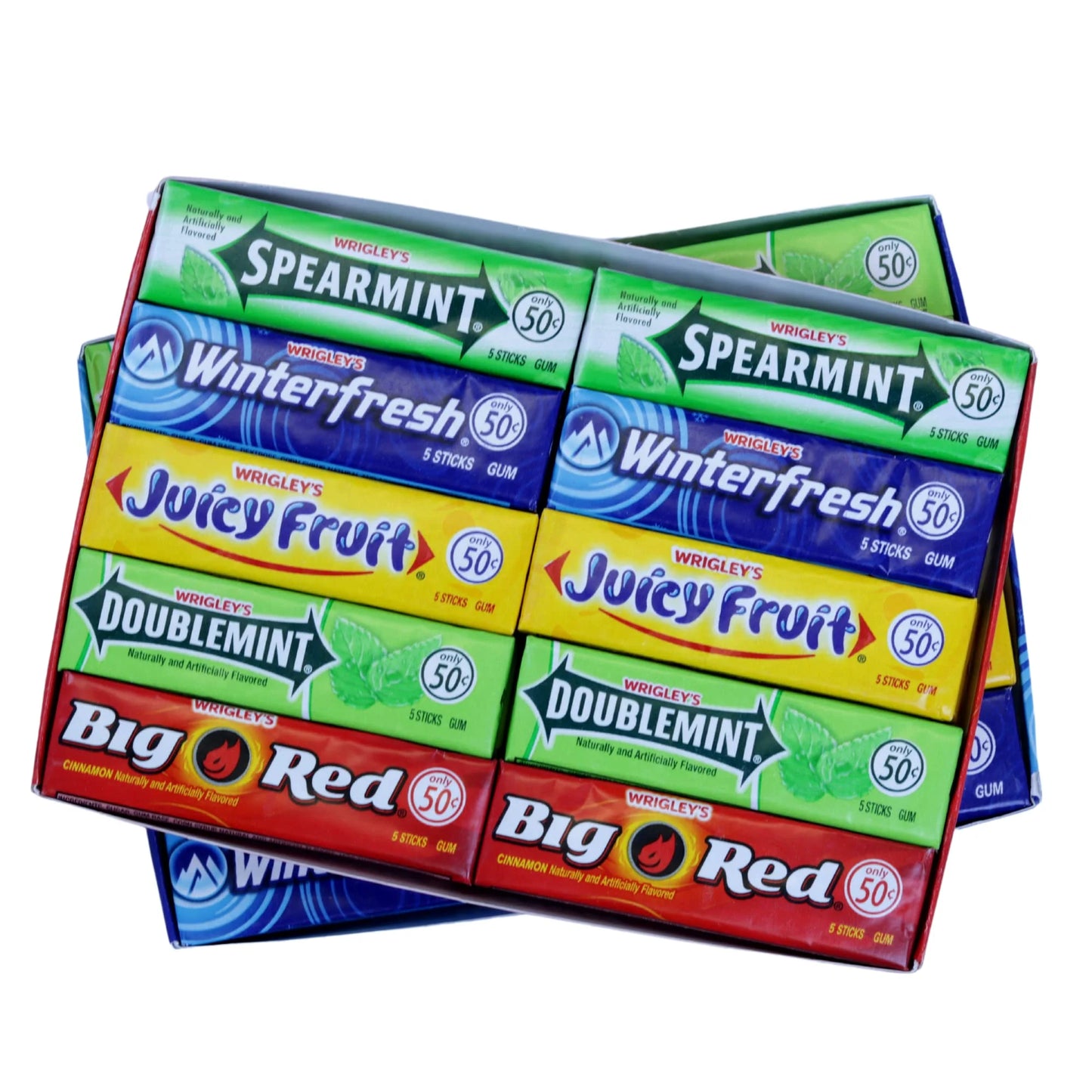 Wrigley Chewing Gum Variety Pack of 40 - 5 Flavors