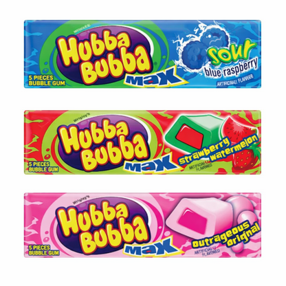 Hubba Bubba Bubble Gum Variety Pack of 18