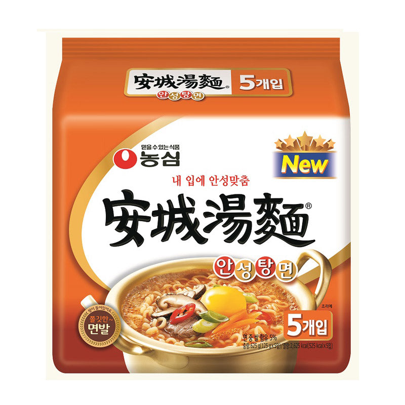 Nongshim AnSungTangMyun Ramyeon Noodles 125g (4.41 oz) x 5 Packs