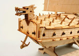 Wooden Model Kit Junior 3D Puzzle - Korean Turtle Ship