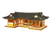 Wooden Model Kit 3D Puzzle - Korean Digeut Shape Hanok Tile Roof House