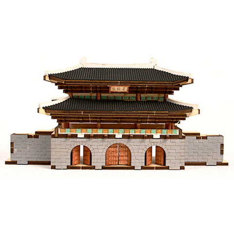 Wooden Model Kit 3D Puzzle - Gwanghwamun Gate