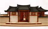 Wooden Model Kit 3D Puzzle - Hanok Korean Tile Roof House Set