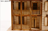 Wooden Model Kit 3D Puzzle Western House 1