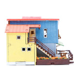 Wooden Model Kit 3D Puzzle - Cafe House