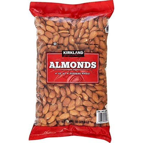 Kirkland Signature Supreme Whole Almonds - 3 lbs (48 oz.)