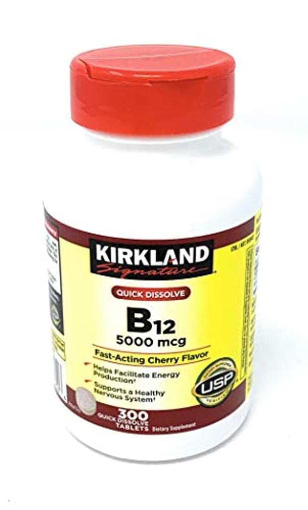 Kirkland Signature Quick Dissolve B-12 5000 mcg., 300 Tablets