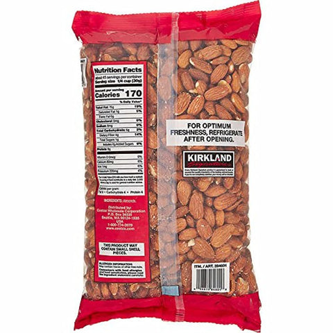 Kirkland Signature Supreme Whole Almonds - 3 lbs (48 oz.)
